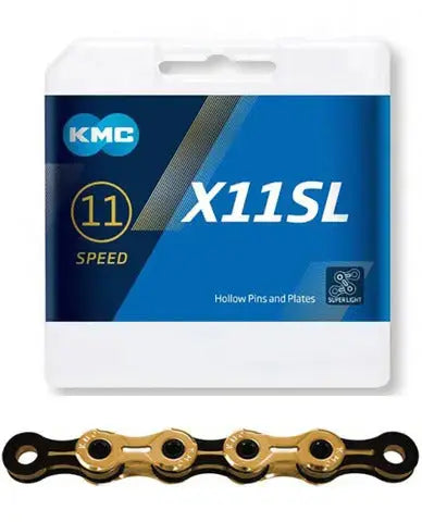 KMC X11SL Gold/Black Chain KMC