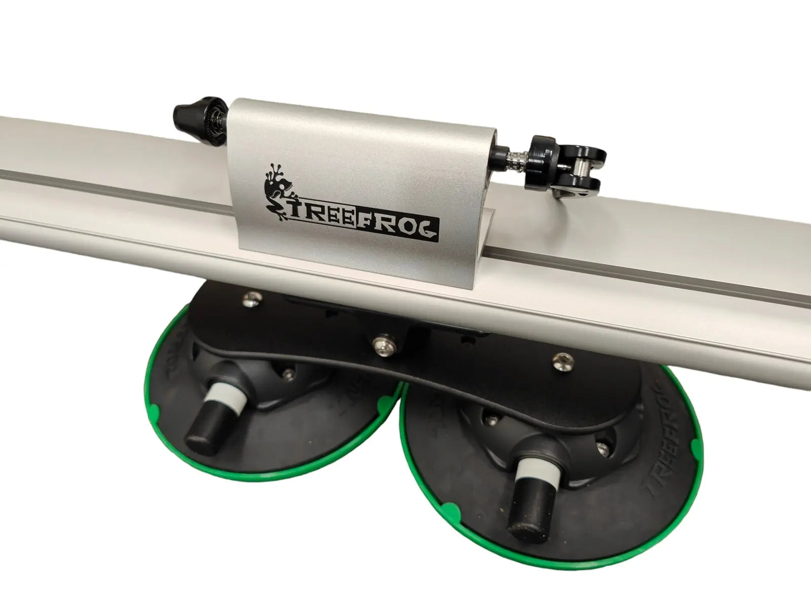 TreeFrog Crossbar Suction Mounted Roof Bike Rack - Silver