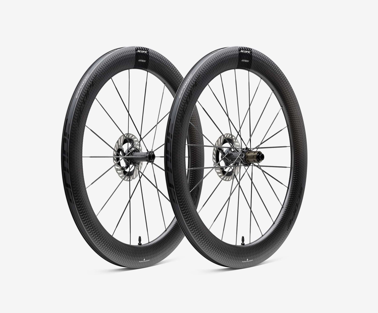 Scope Artech Disc Brake 6 Road Wheelset w Fish Scales