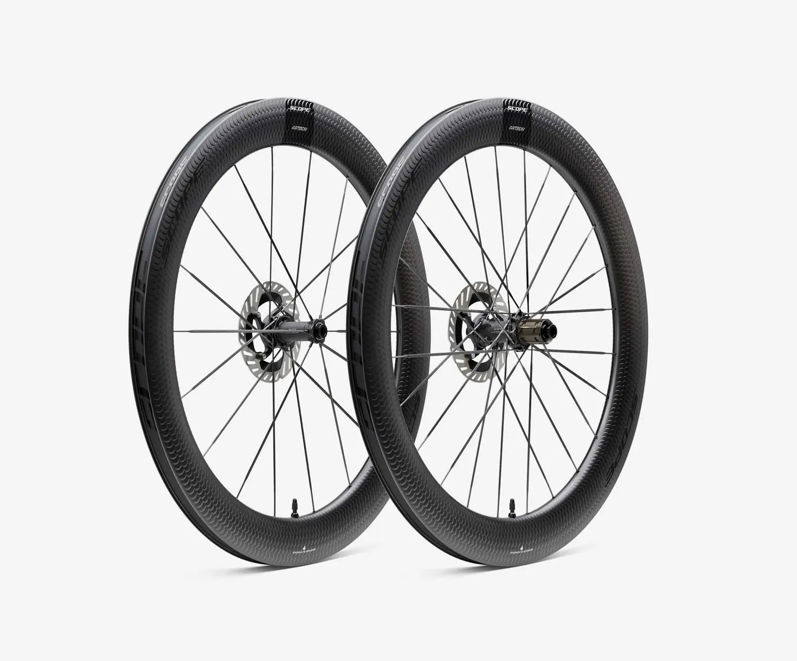 Scope Artech Disc Brake 6 Road Wheelset w Fish Scales Scope Cycling