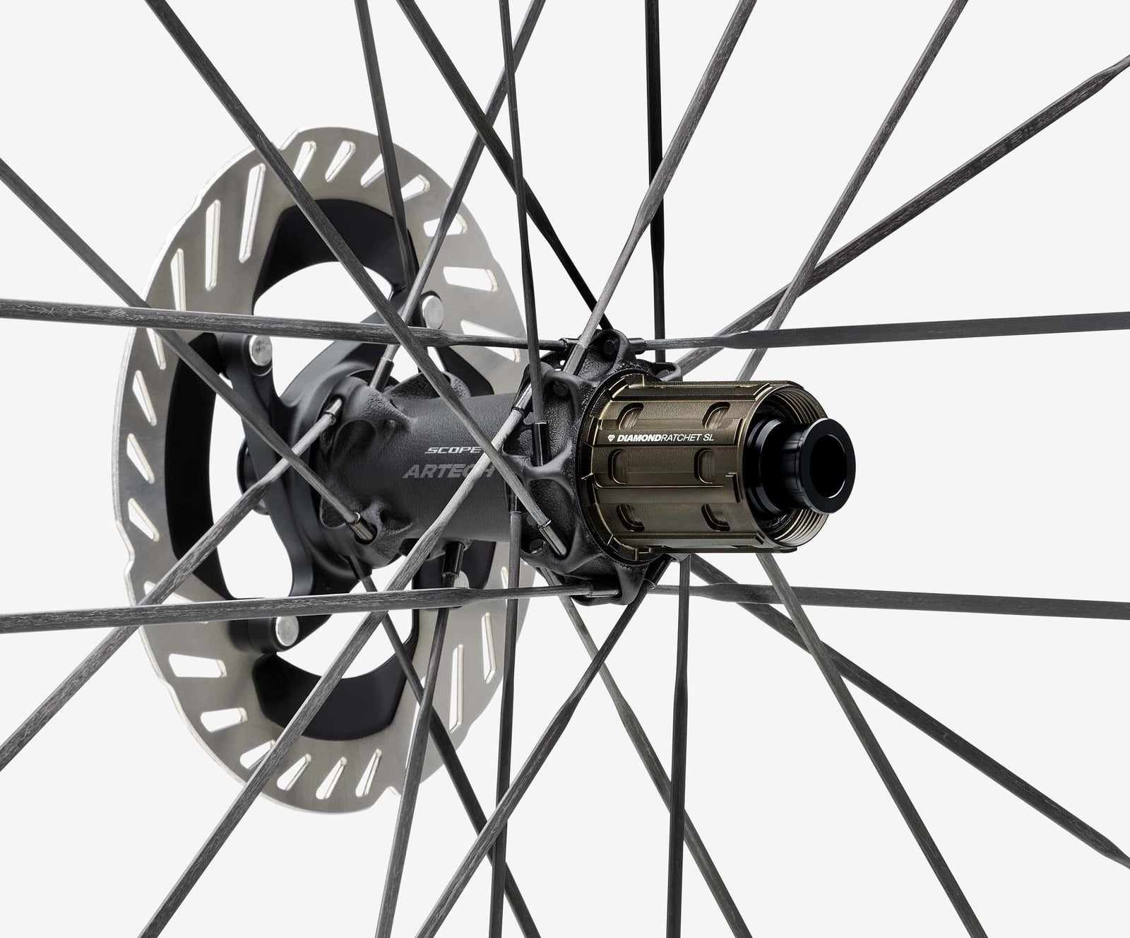 Scope Artech Disc Brake 6 Road Wheelset w Fish Scales