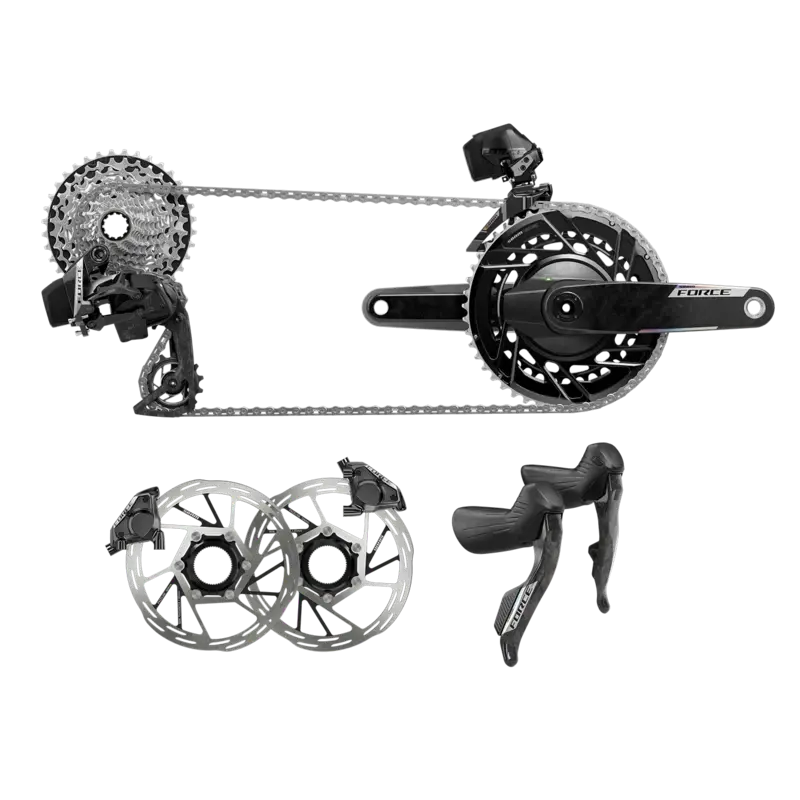 New SRAM Force E1 AXS Full Powermeter Groupset SRAM