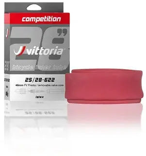 Vittoria Competition Latex Tube 700c Tube w French Valve 48mm w Removable Valve Core Vittoria