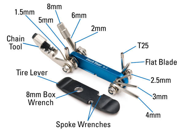 Park Tool I-Beam 13 Function Multi-Tool IB-3