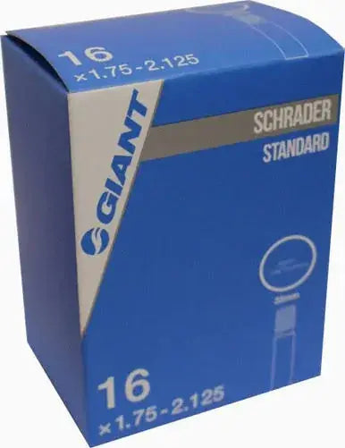 Giant Inner Bicycle Tube 16 x 1.75-2.125 Schrader 35mm Valve