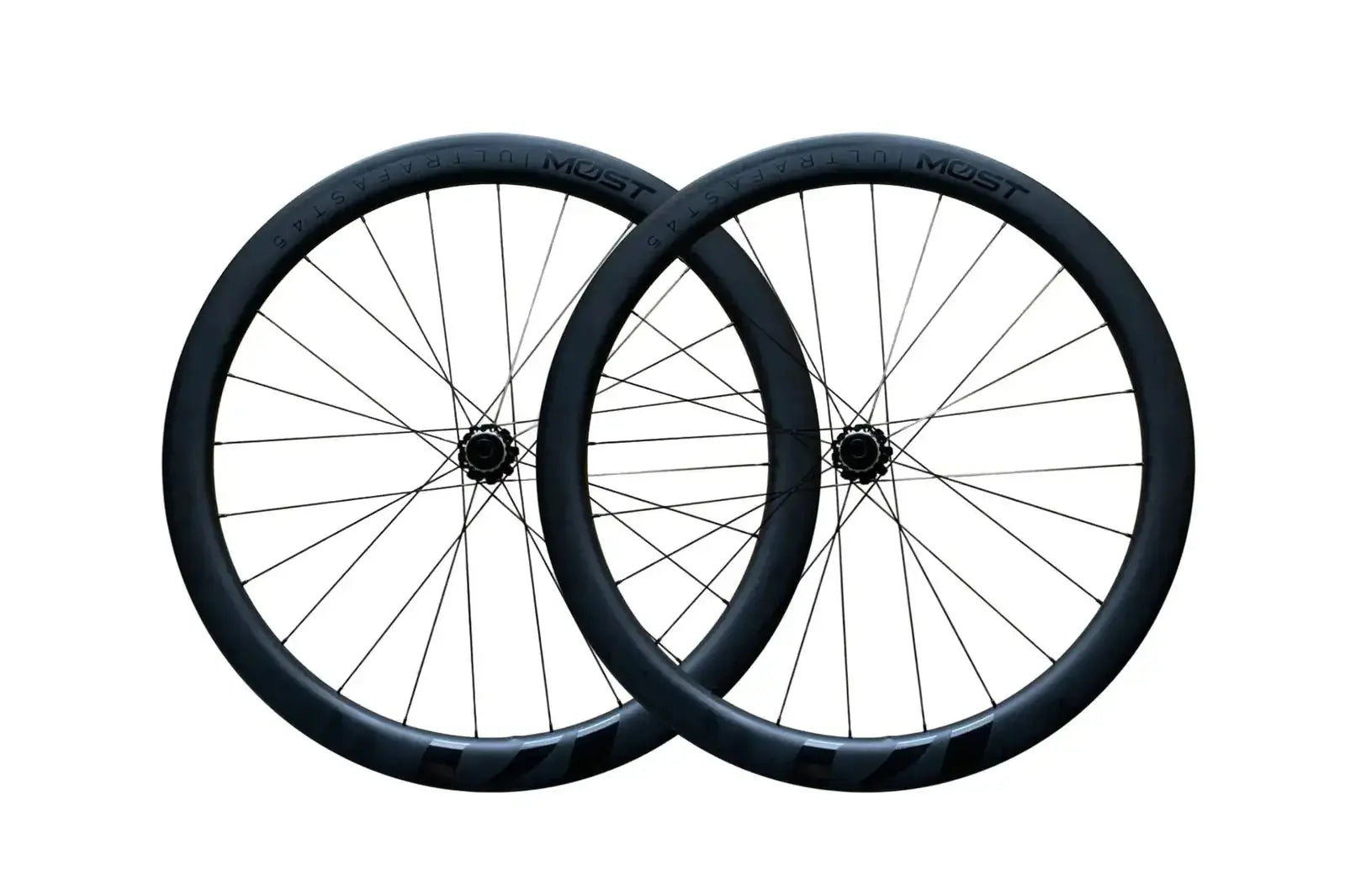 Most Ultrafast 45 Disc Road TLR Tubeless-Clincher Carbon Wheelset MOST