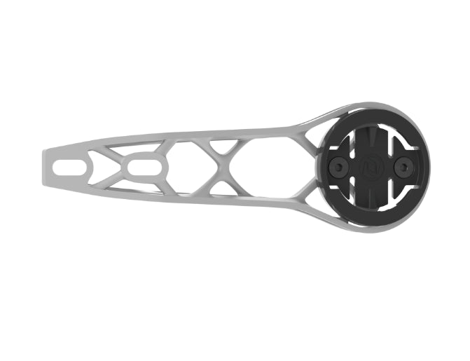 Syncros 3D iC Inspir3d SL Front Computer Mount - Raw Alloy (For New Syncros Integrated Cockpit w Computer Flat Mount)