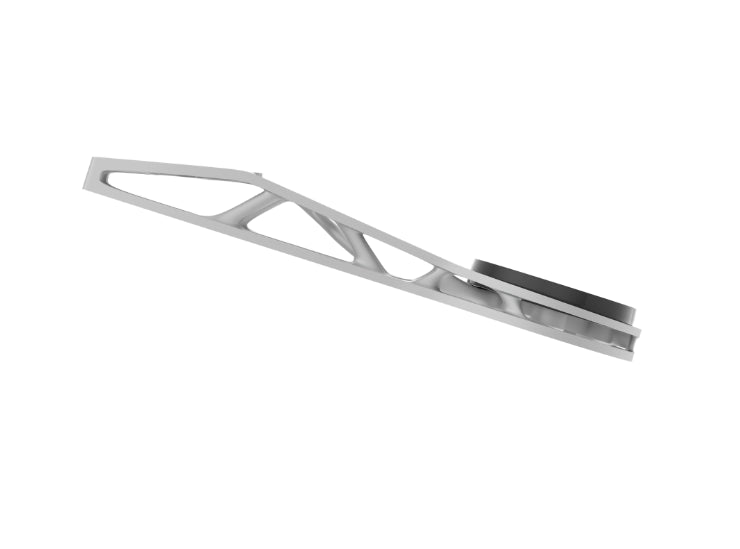 Syncros 3D iC Inspir3d SL Front Computer Mount - Raw Alloy (For New Syncros Integrated Cockpit w Computer Flat Mount)