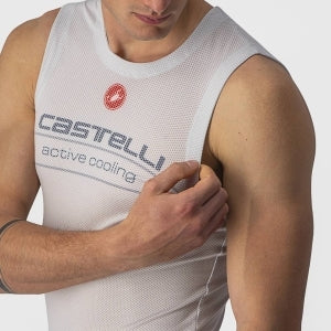 Castelli Active Cooling Sleeveless Silver Grey