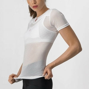 Castelli Pro Issue 2 Womens Short Sleeve White Base Layer