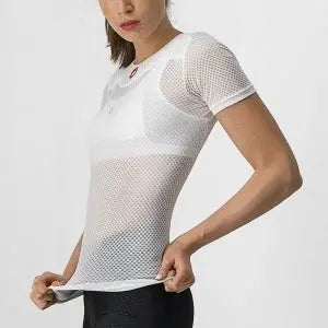 Castelli Pro Issue 2 Womens Short Sleeve White Base Layer Castelli