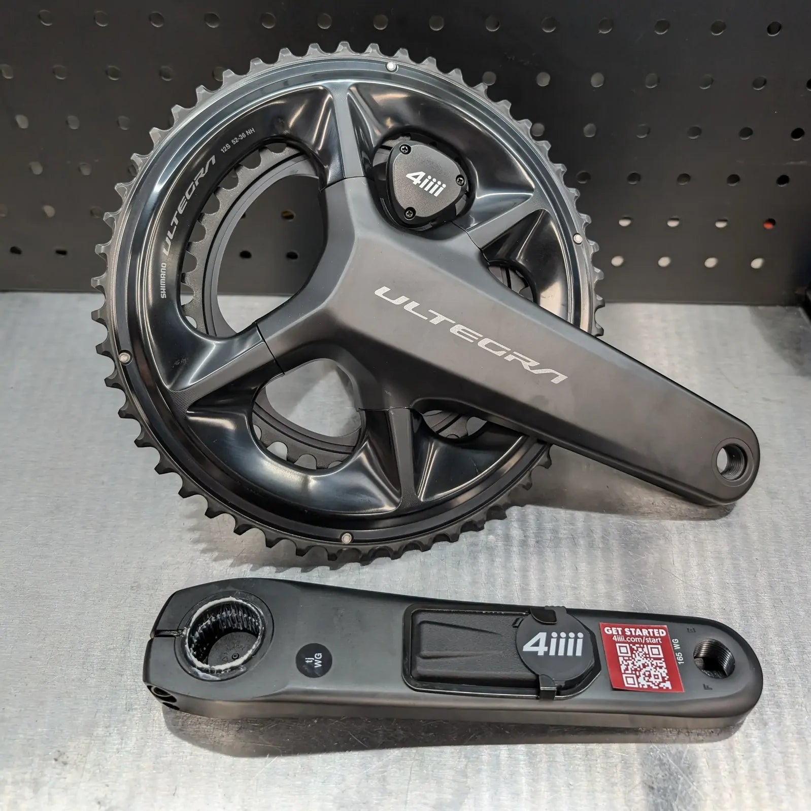 4iiii PRECISION PRO+ Shimano R8100 Ultegra Dual Side Crank Powermeter - 165mm 52-36T - Second Spin