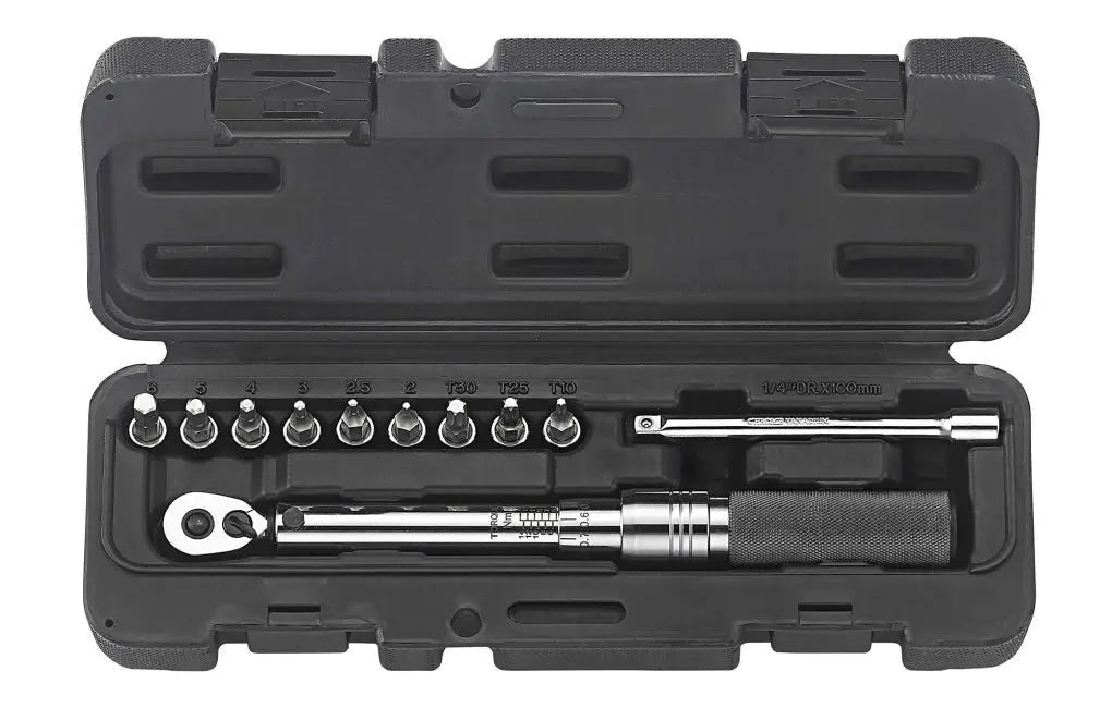 Giant Torque Wrench Set (2-15Nm) w Hex, Torx & Extension Bar Giant