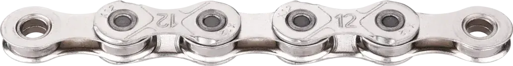 KMC X12 Waxed Chain 126 Links - Silver KMC