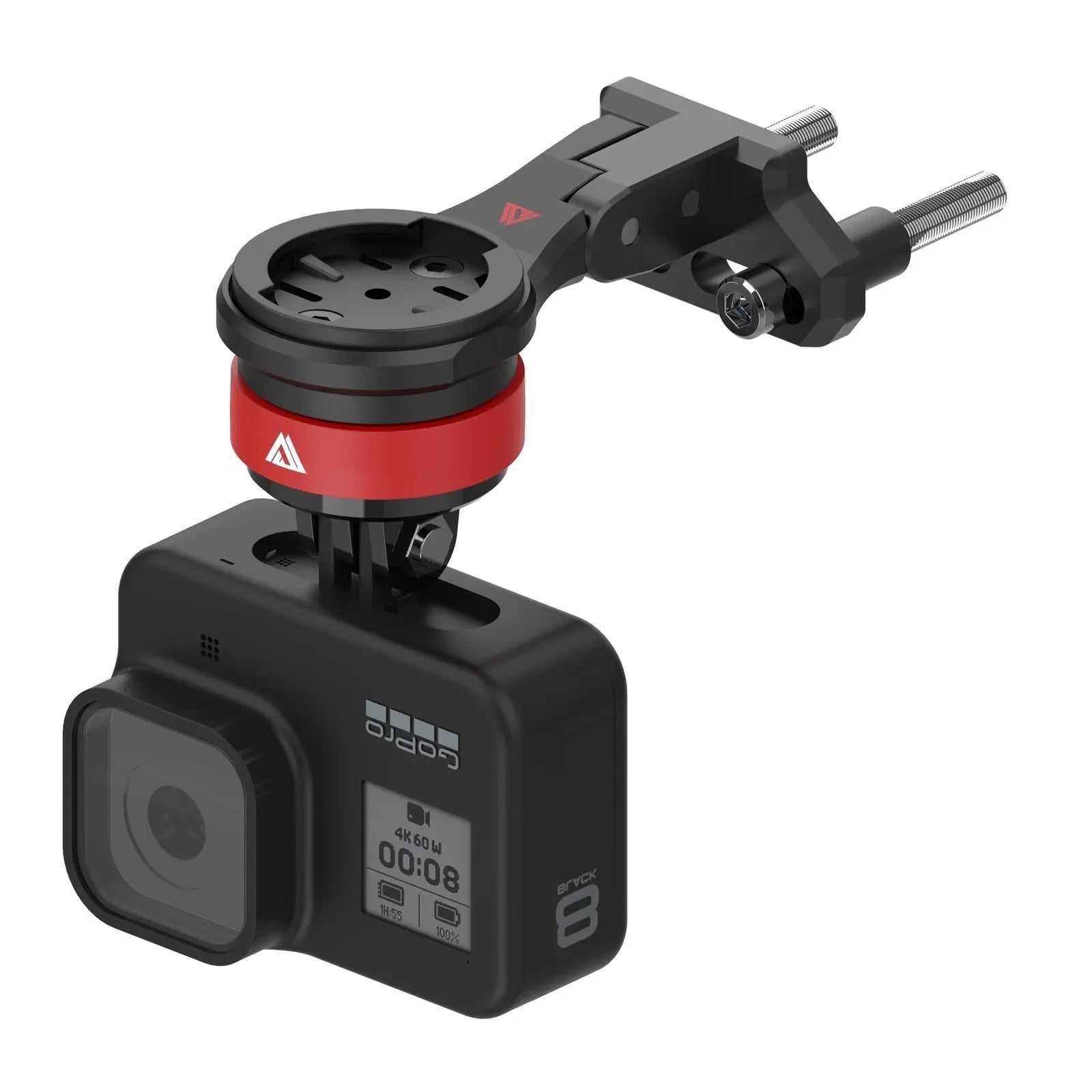 KOM Stem Mount w/Quick Release GoPro (Compatible w Garmin & Wahoo) KOM Cycling