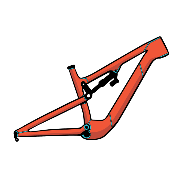 MERIDA eONE-SIXTY // RideWrap Tailored Protection™ Frame Kit - S Gloss 10K