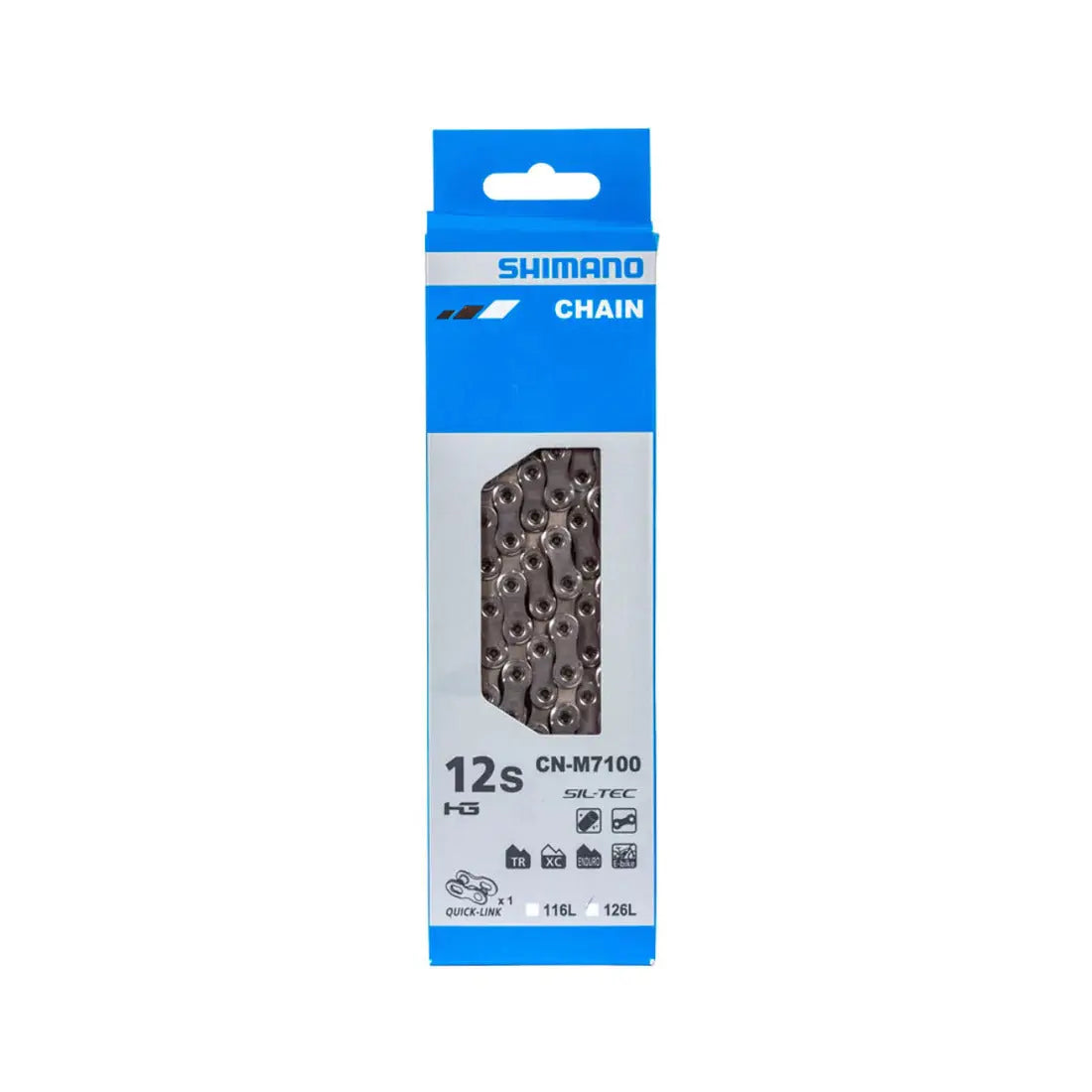 Shimano 105 / SLX 12 Speed Chain CN-M7100 w/ Quick-Link Shimano