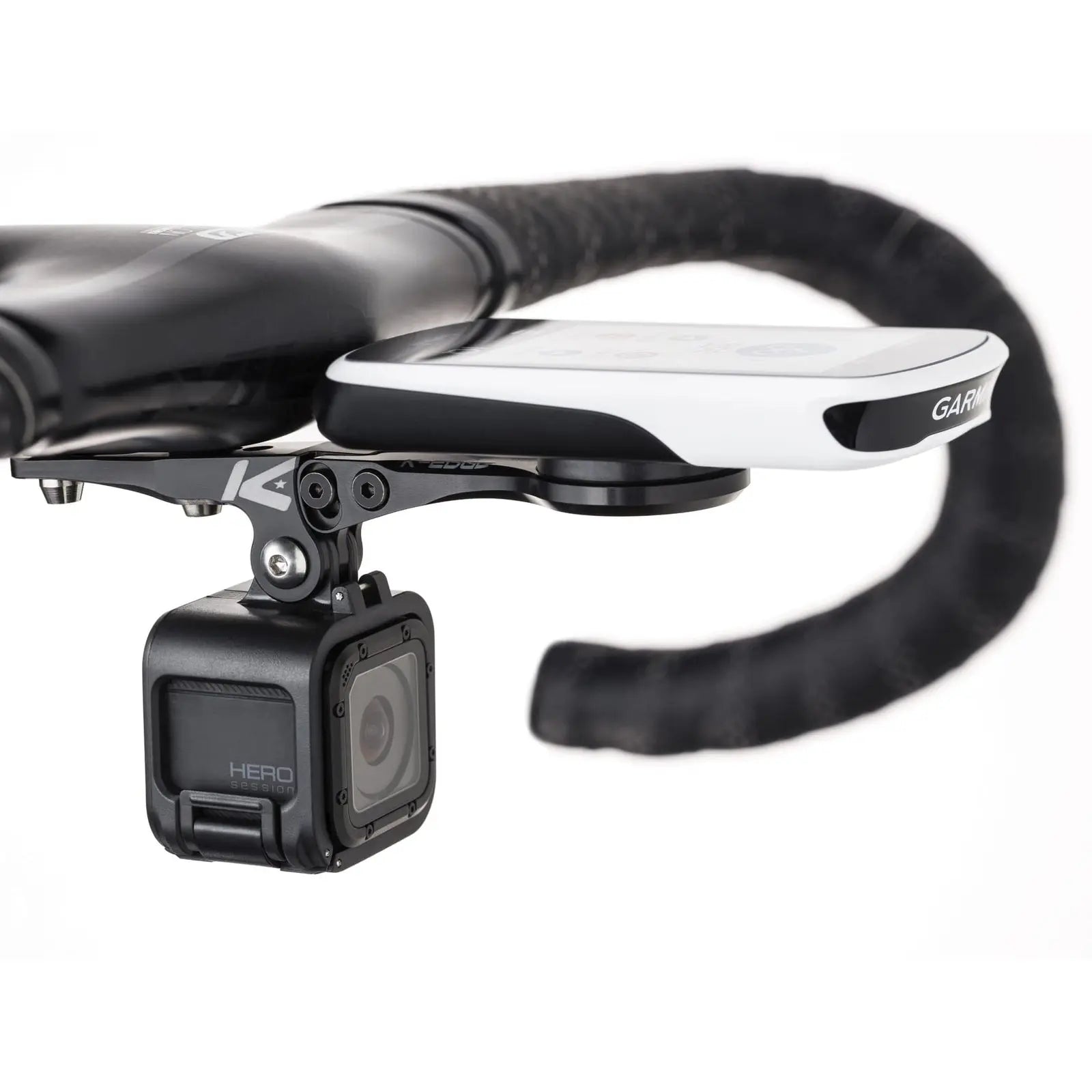 K-EDGE Garmin Integrated Handlebar System Mount Combo - Black K-Edge