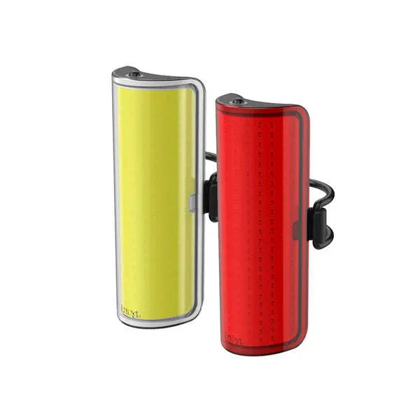 Knog Big Cobber Twinpack Front and Rear Bike Light Set - 330 Degree Beam Angle Knog