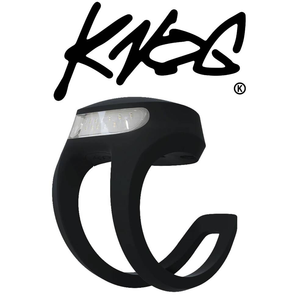 Knog Frog V3 Rechargeable Spider Black Rear Bike Light - Black