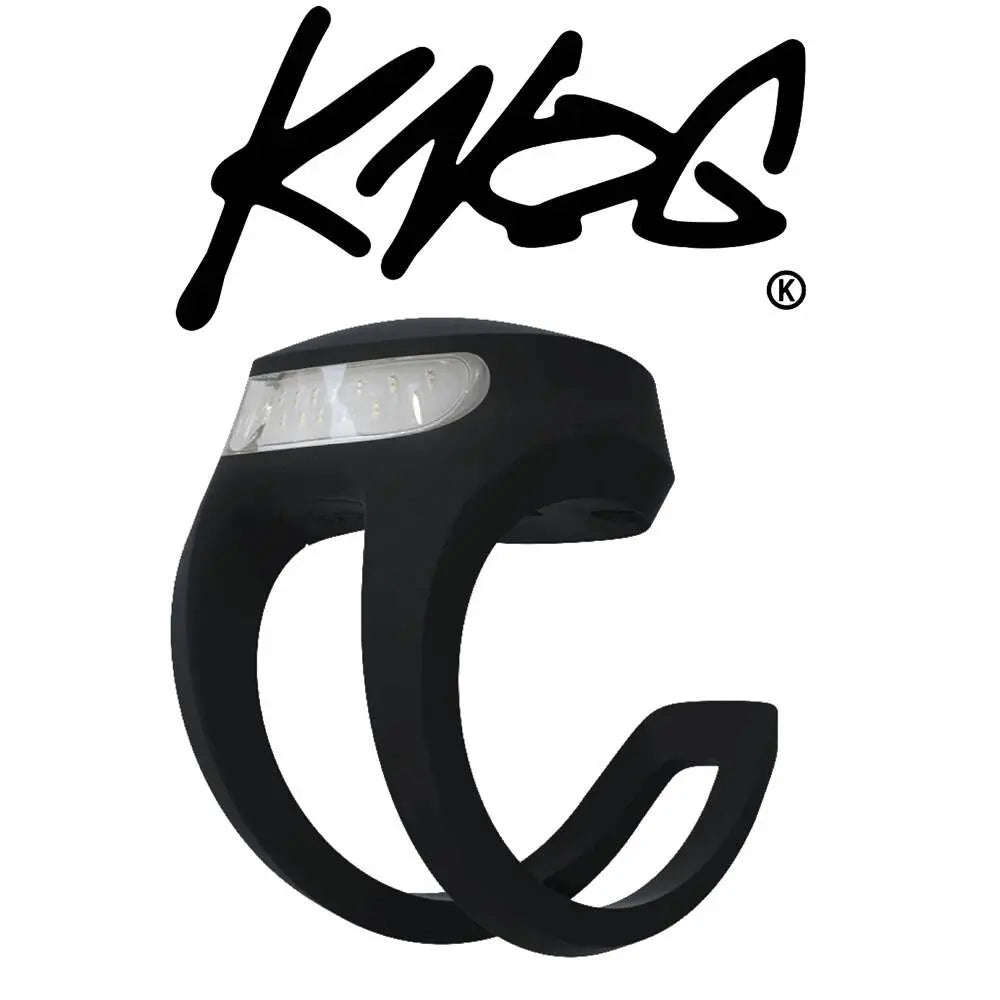 Knog Frog V3 Rechargeable Spider Black Rear Bike Light - Black Knog