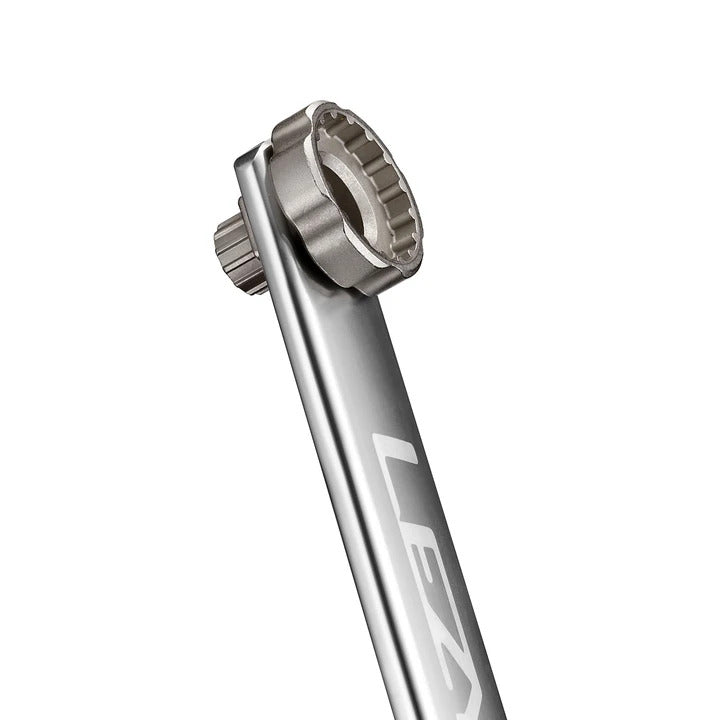 Lezyne CNC Alloy 32mm Hex Rod - Silver