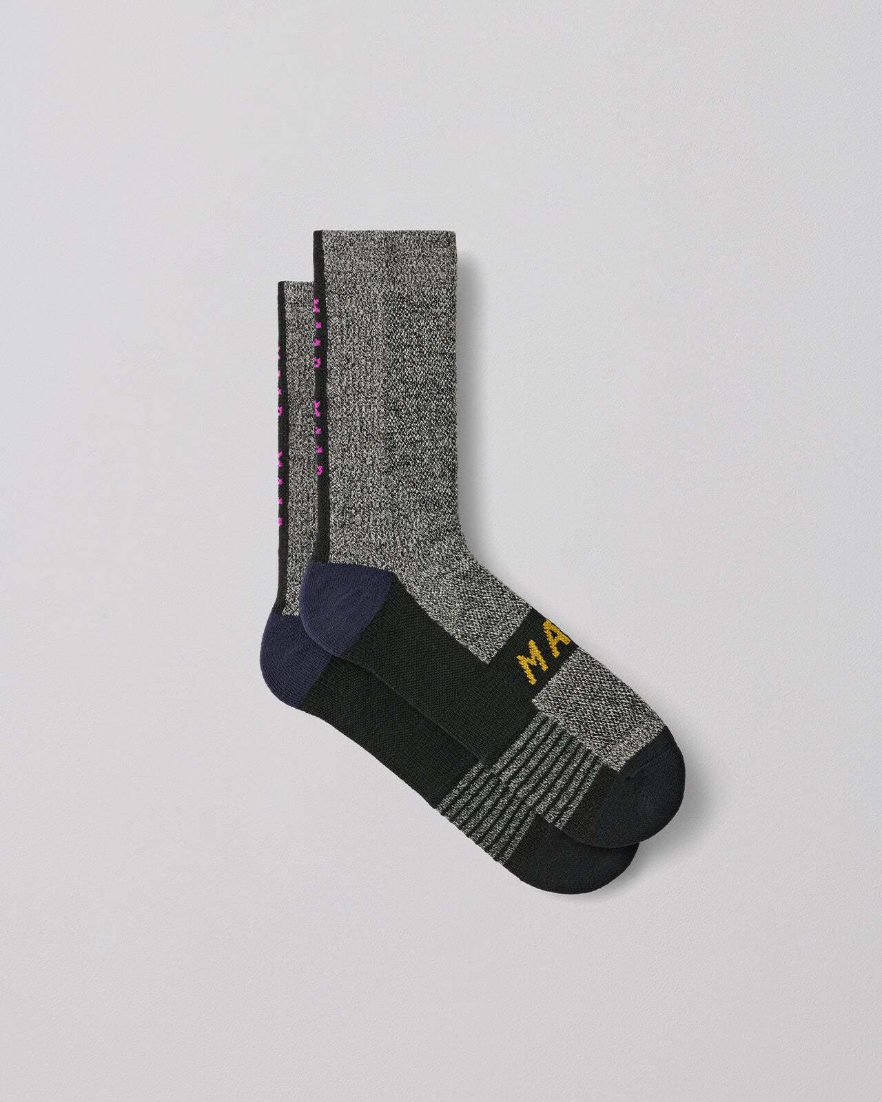 Maap Alt_Road Merino Space Dye Socks Black L/XL