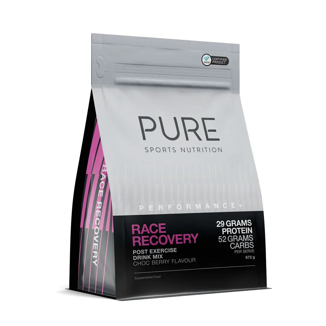 Pure Sports Nutrition Performance+ Race Recvoery Post Exercise Drink Mix Powder