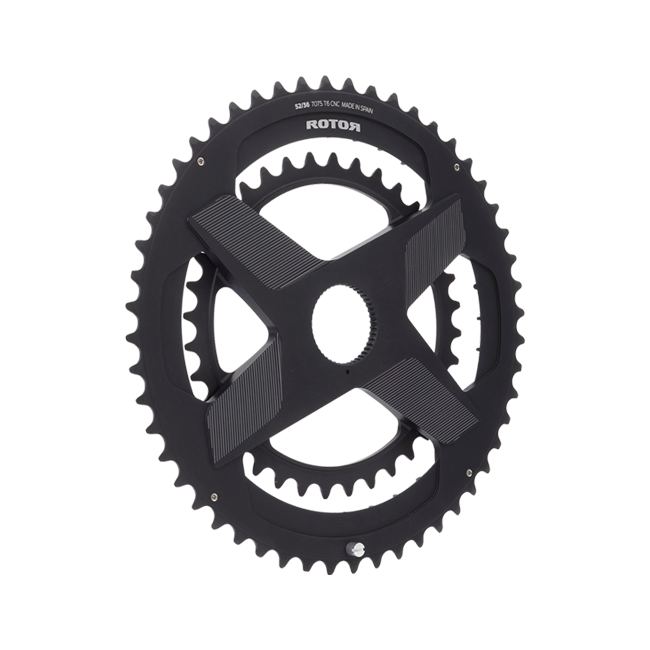 Rotor Direct Mount Round Chainrings 50/34T Black