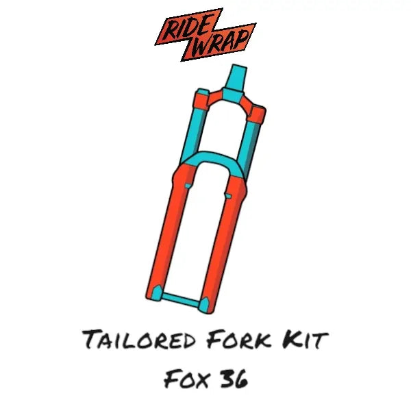 RideWrap Tailored Protection Fork Kit - Fox 36 2023-2025 29" - Matte Finish