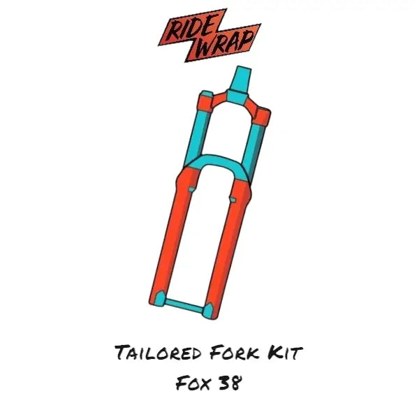 RideWrap Tailored Protection Fork Kit - Fox 38 2021-2025 29" - Gloss Finish