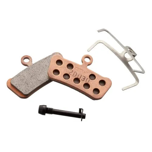 Sram Disc Brake Pads - Medium - Metal Sintered w Steel Backing Plate - Wet + Powerful
