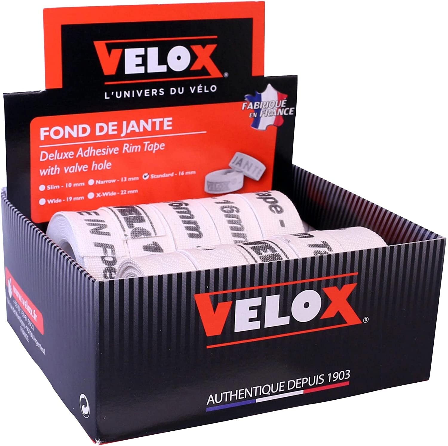 Velox Fond De Jante Bicycle Rim Tape - EACH