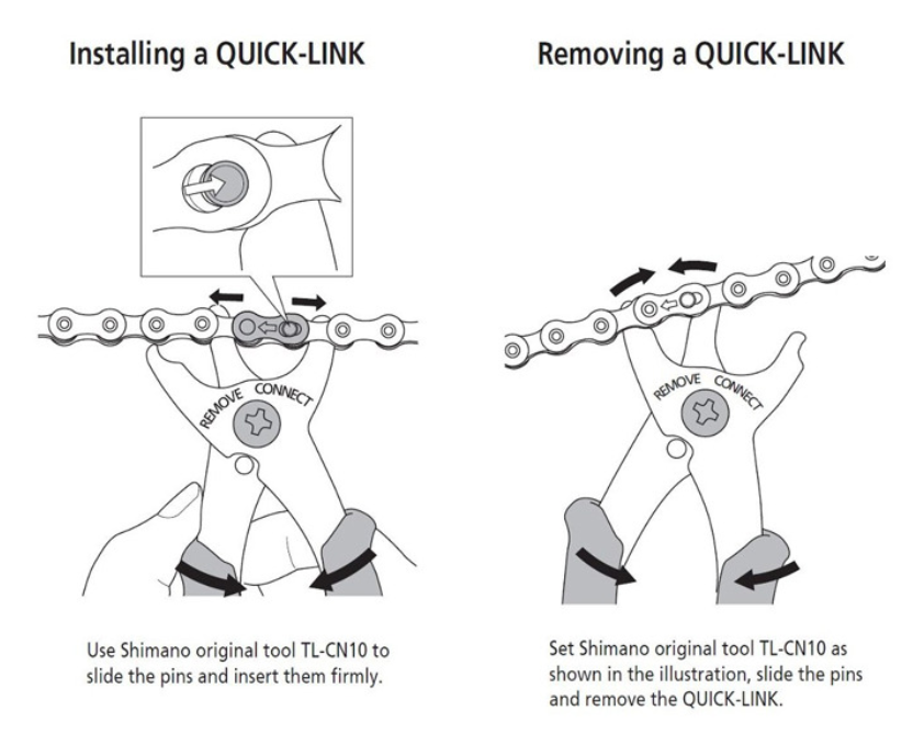Shimano TL-CN10 Quick Link Tool Connecting and Removal Pliers