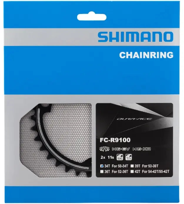 Shimano Dura-Ace FC-R9100 34T Chainring MS for 50-34T