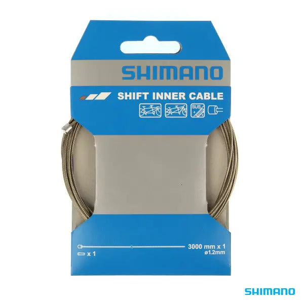 Shimano Shift Inner Cable - Tandem 1.2mm x 3000mm Stainless Shimano