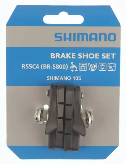 Shimano BR-5800 Brake Shoe Set R55C4 Cartridge Black (1 Pair) Shimano