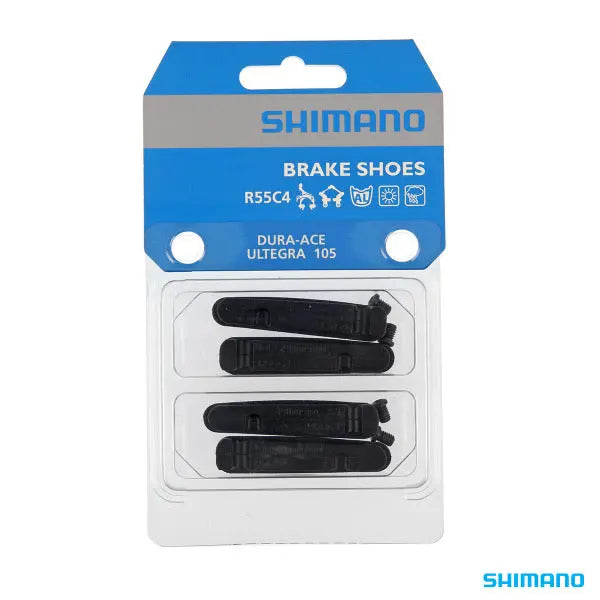 Shimano BR-9000 Brake Pad Inserts R55C4 for Alloy Rims 2 Pairs Shimano