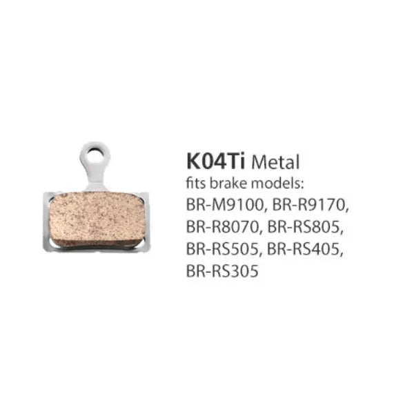 Shimano BR-R9170 Metal Pads & Spring K04Ti (also BR-M9100) Shimano
