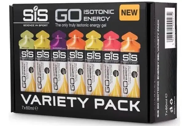 SiS GO Isotonic Gel Variety Pack 60ml (7 Pack) Science In Sport (SIS)