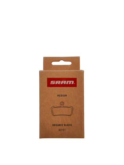 SRAM Guide/Trail Medium Disc Brake Pads - Organic w Steel Backing Plate - Quiet