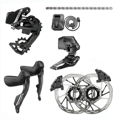 NEW Sram Force AXS 2X E1 Groupset Kit w Left/Right Shifters