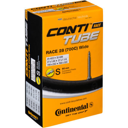 Continental Conti Race Tube Wide Long Valve [Size: 700x25-32C] [Valve Length: 60mm]