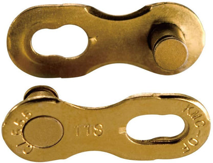 KMC 11-Speed Gold Chain X11SL (Super Light) w Hollow Pins + Plates