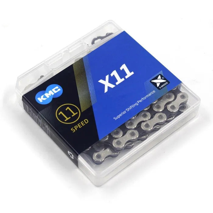 KMC X11 11 Speed 118L Chain [Colour: Silver/Black]