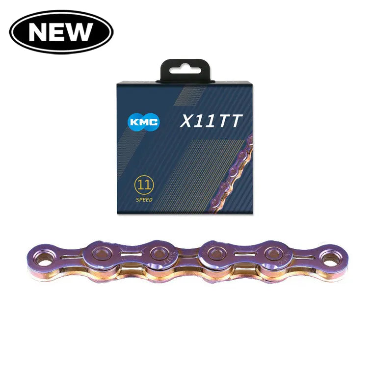 KMC 11 Speed X11TT Chain [Colour: Neo Chrome] [Size: 1/2"x11/128"] KMC