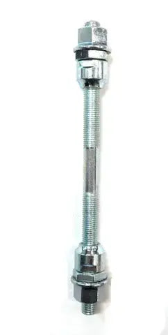 AXLE - Front, 5/16" x 140mm, with Cone & Nut (ex Classic stock)