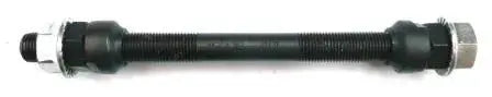 AXLE - Rear BMX, 1/2" x 185mm, With Cone & Nut