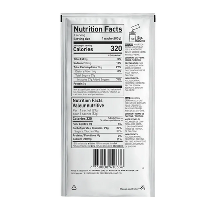 Maurten Drink Mix 320 Caf 100  High-Carb Hydrogel Sports Drink with Caffeine (83g)