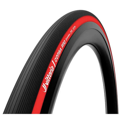 Vittoria Corsa Pro TLR - Special Edition Red - 700 x 28mm Folding Tyre Vittoria